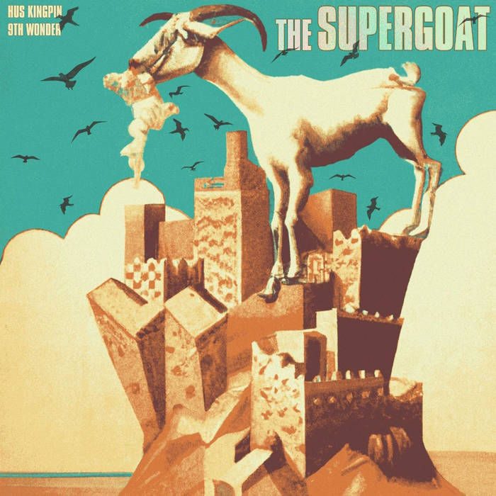 9TH WONDER & HUS KINGPIN - THE SUPERGOAT (ORIGINAL ARTWORK) JEWEL CASE CD